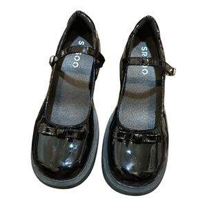 Women’s Patent Leather Shoes | Mary Janes | Size 38 (US W 7-7.5) | Black